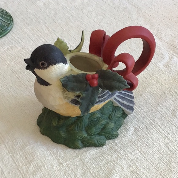 Lenox Winter Greetings Chickadee Creamer. - Picture 3 of 7